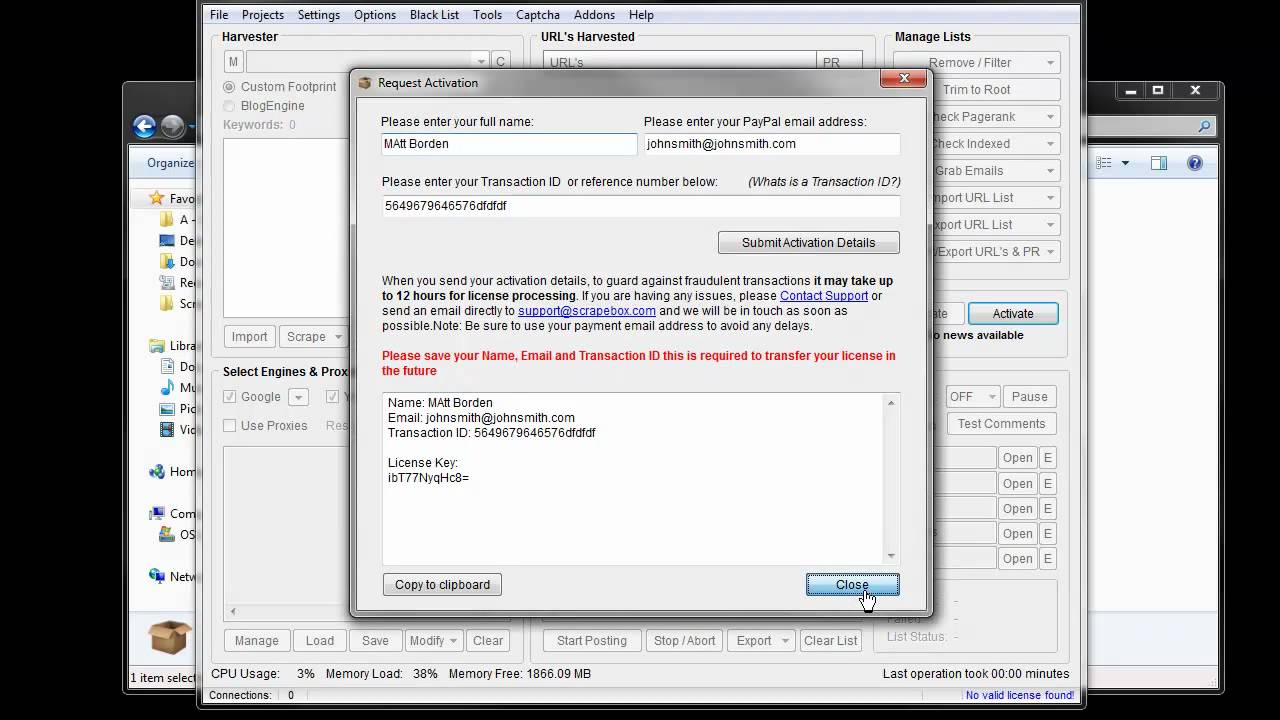 Setting up Scrapebox and getting started