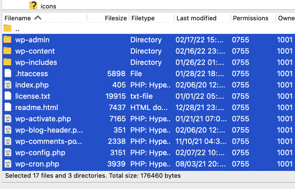 backup ftp