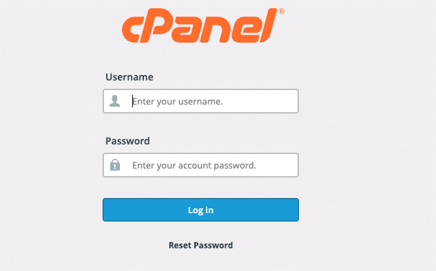 cpanel login