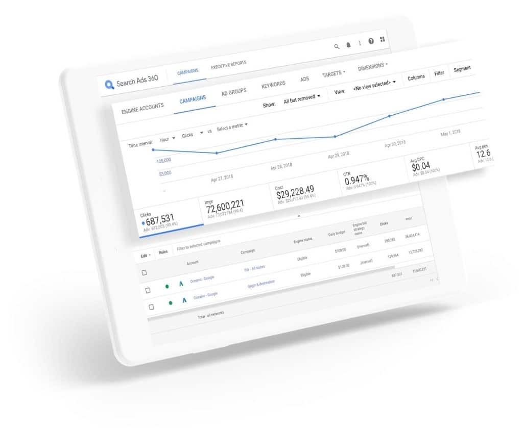 Search Ads 360 Interface 2