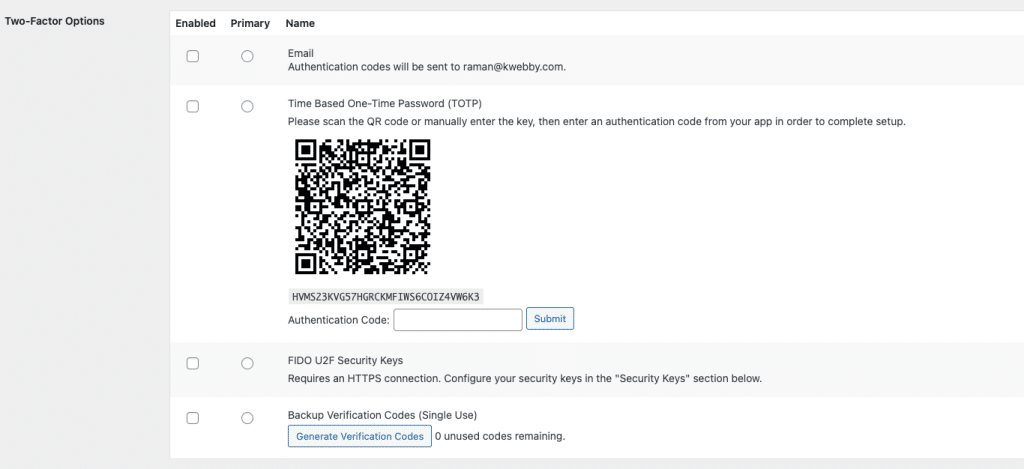 How to enable two-factor Authentication in WordPress (2 Easy Way) 38