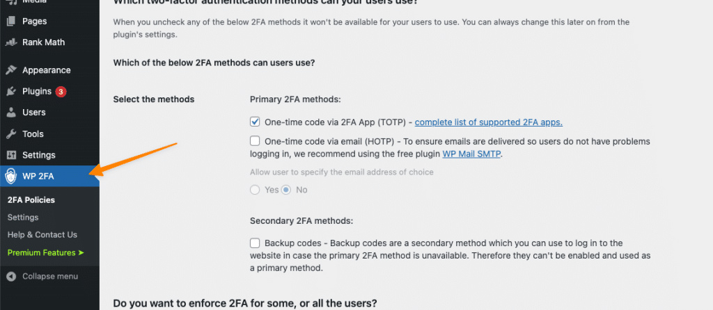 How to enable two-factor Authentication in WordPress (2 Easy Way) 46