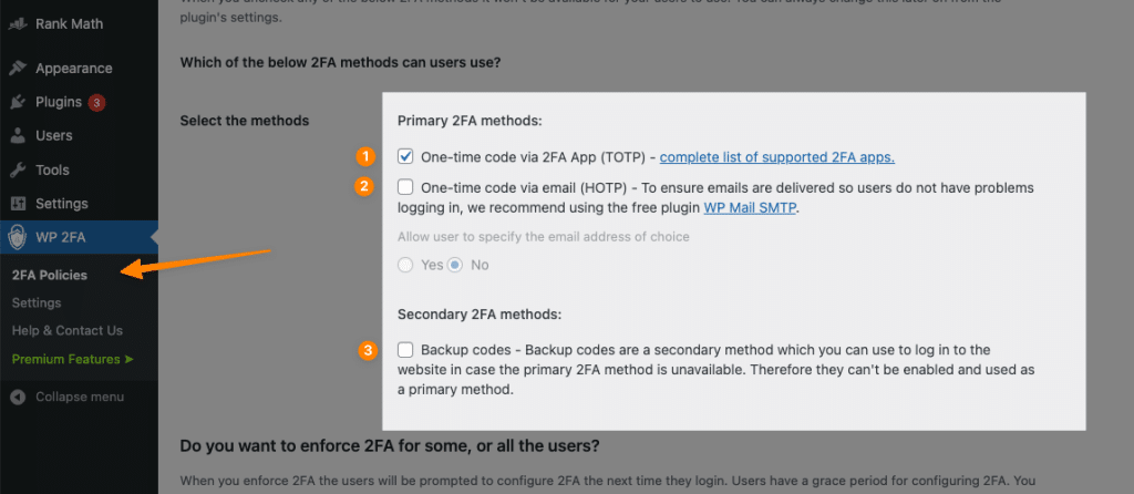 How to enable two-factor Authentication in WordPress (2 Easy Way) 47