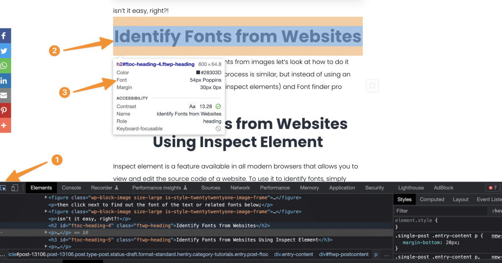 How to Identify Fonts from Images, Websites and Documents (3 Simple Steps) 23