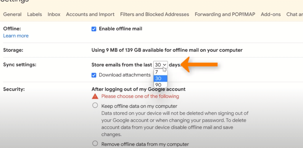 How to use Gmail offline Easily in 2024 20