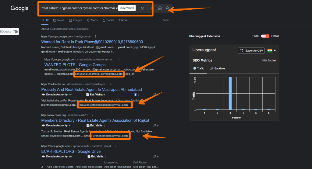 How to find Targeted Emails List from Google for Free in 2024 (with or without tool) 35