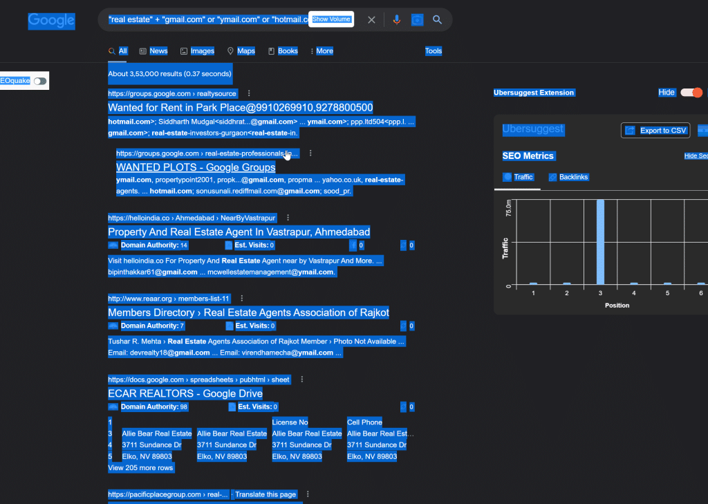 How to find Targeted Emails List from Google for Free in 2024 (with or without tool) 36