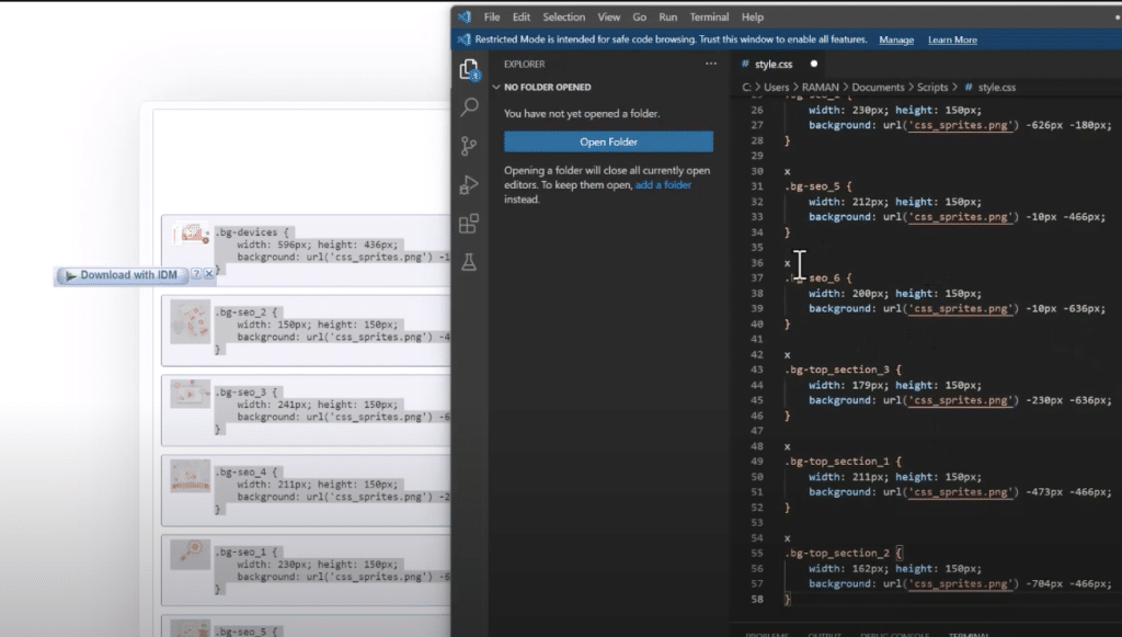 How to use CSS Image Sprites To Reduce HTTP Requests and Increase Pagespeed 16