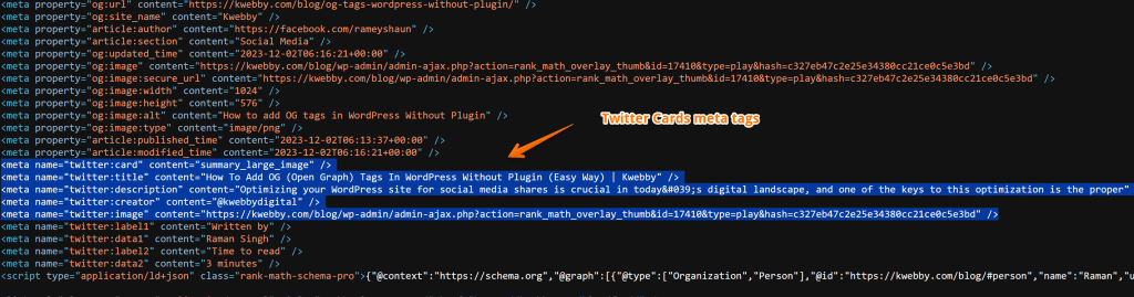 How to Add Twitter Card Meta Data in WordPress (Without Plugin) 11