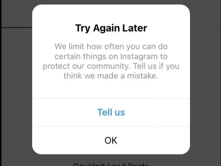 7 Ways to Fix “We Limit How Often You Can Do Certain Things on Instagram” Error 10