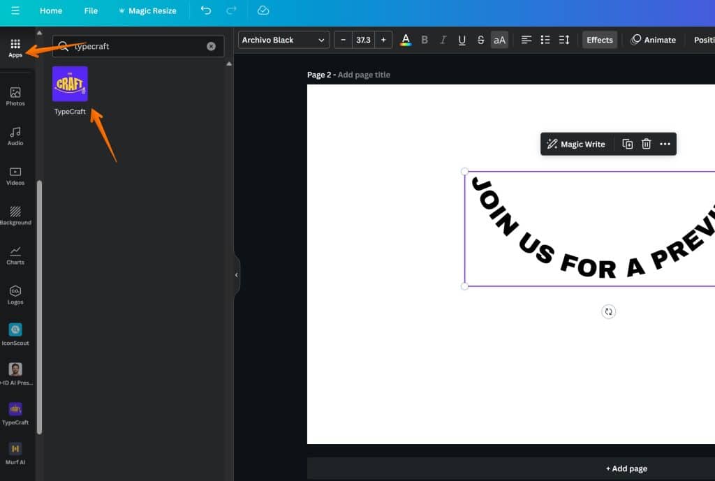 How to Curve Text in Canva (4 Methods) 39