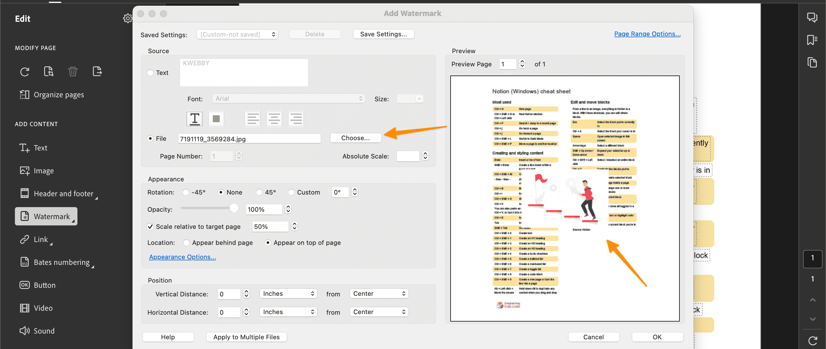 How to Add Watermark to PDF (3 Easy Ways) 14