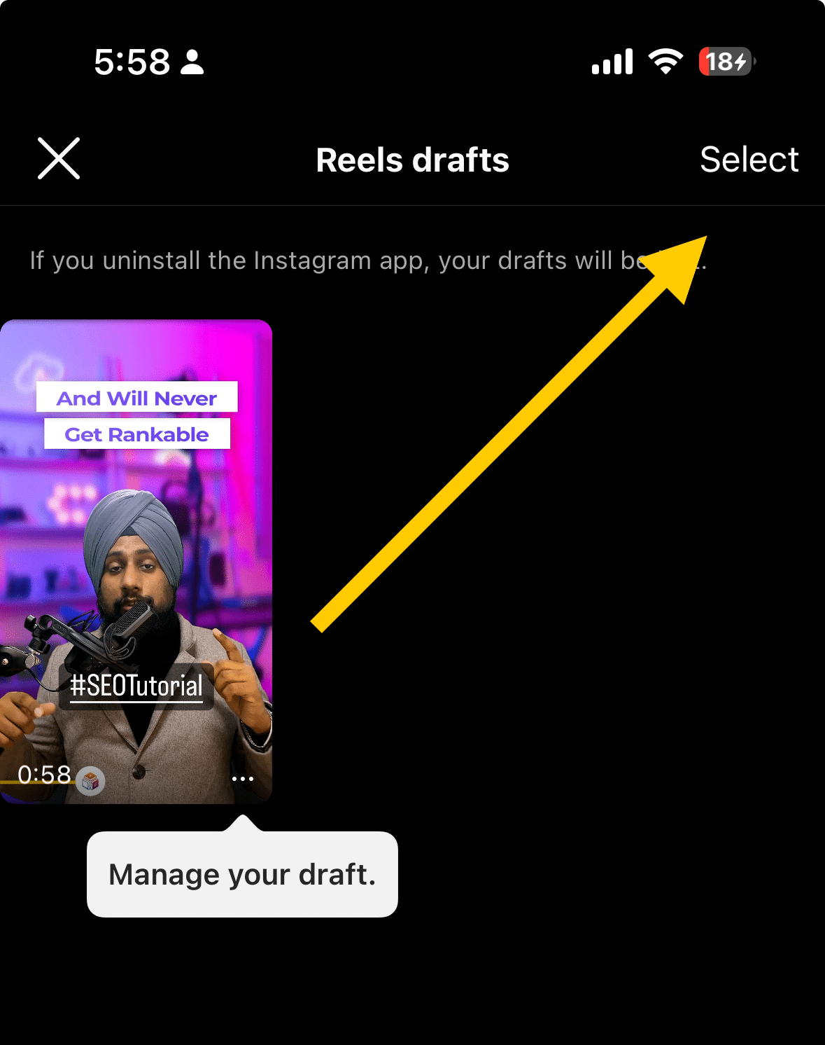 How to Find Drafts on Instagram in Just Few Taps 12