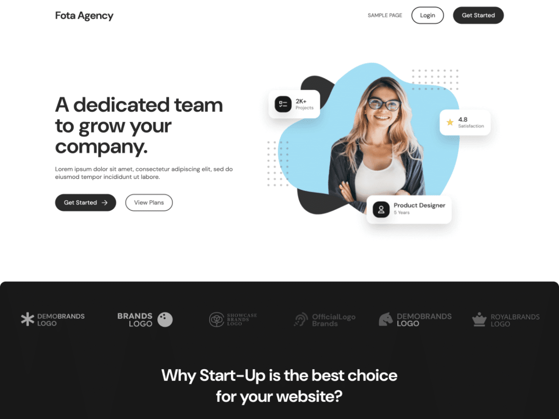 20 Best Agency WordPress Themes (Free, Lightwieght and Fast) 29