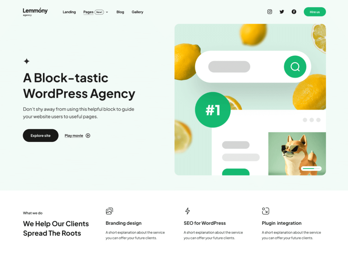 20 Best Agency WordPress Themes (Free, Lightwieght and Fast) 35