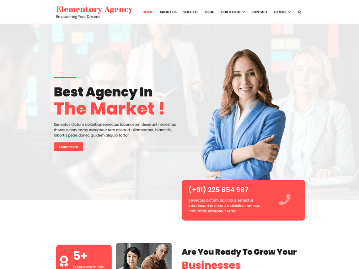 20 Best Agency WordPress Themes (Free, Lightwieght and Fast) 27