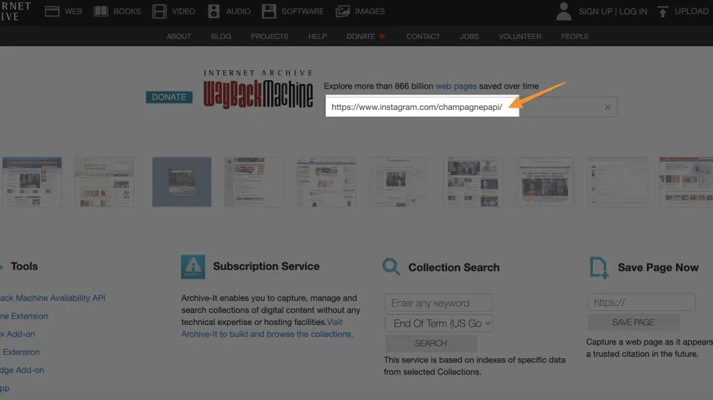 How to use Wayback Machine for Instagram (And 2 Alternatives) 7