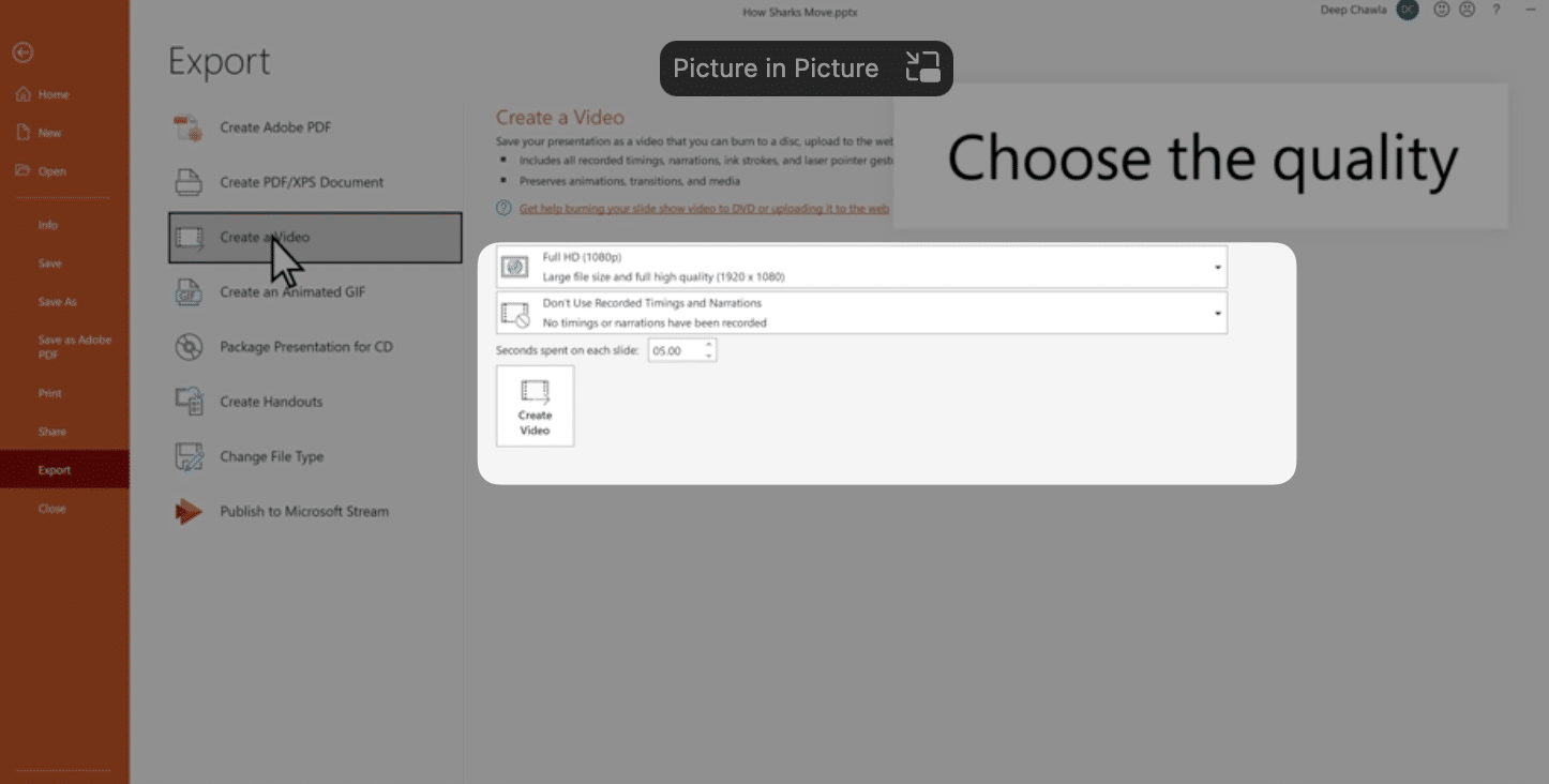 How to Convert PowerPoint to Video (PPT to Video) 19