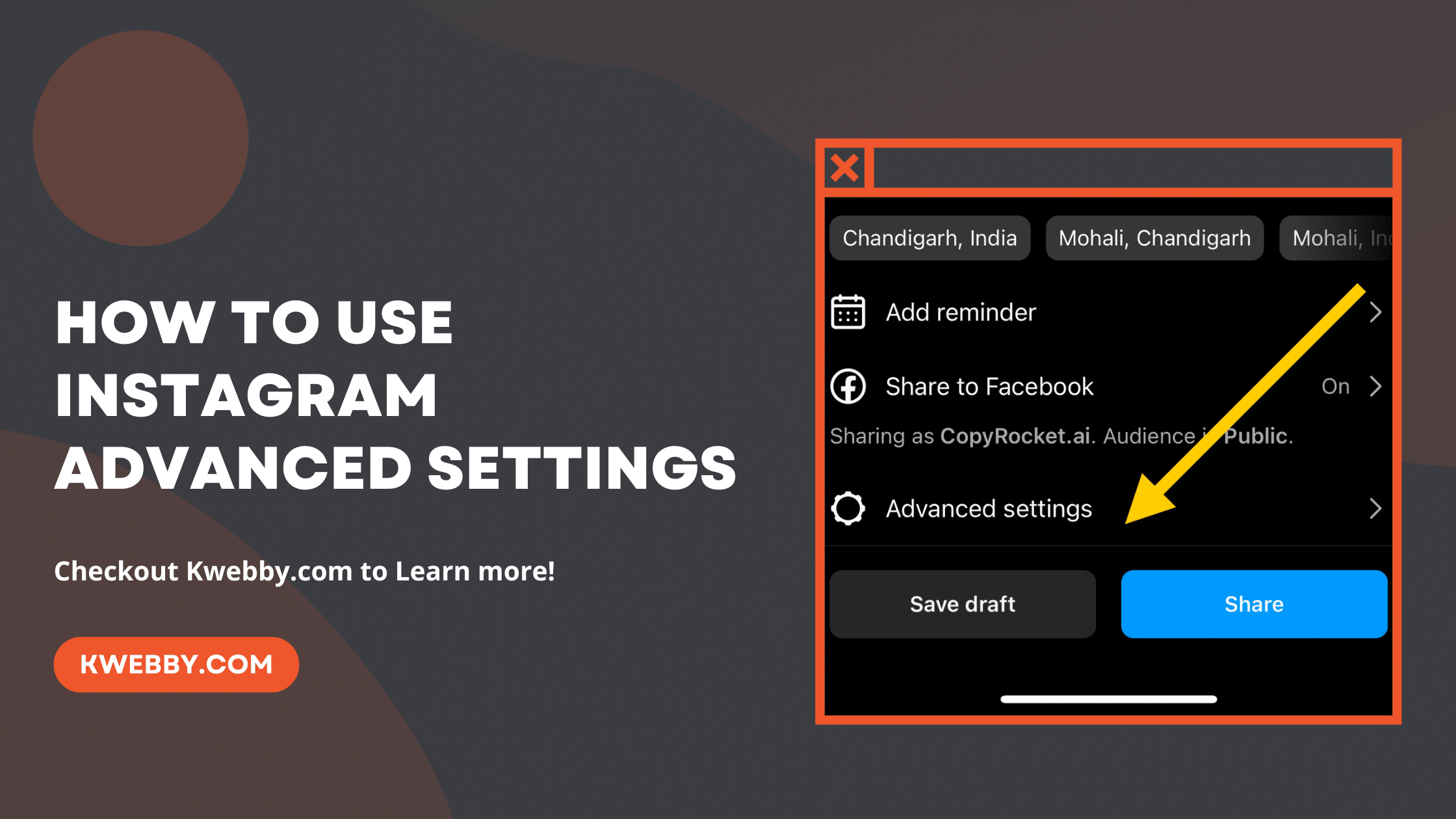 How to use Instagram Advanced Settings in 2024