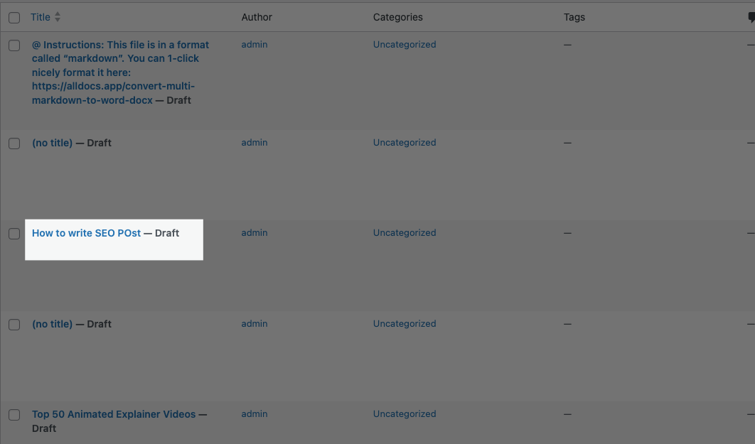 How to find Page or Post ID in WordPress Without a Plugin 14