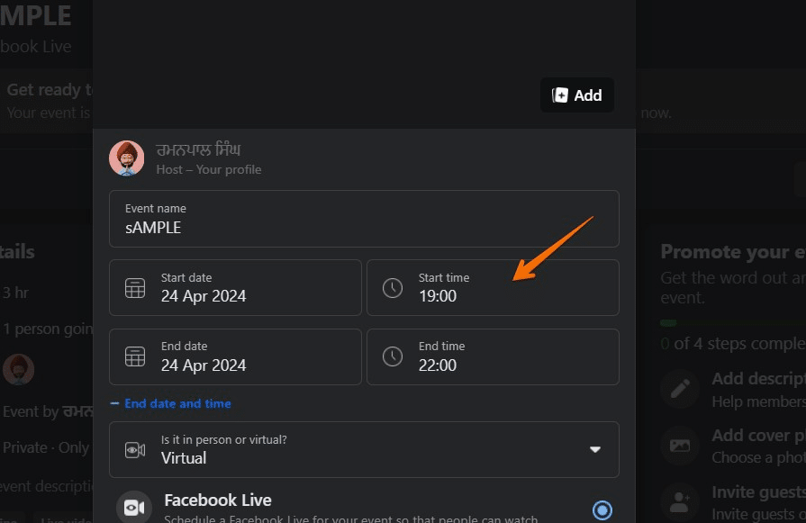 How to change Time Zone on Facebook Event (3 Simple Steps) 12