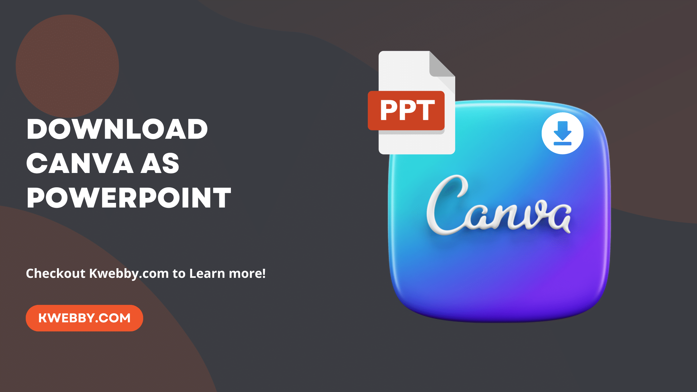 How to download Canva as PowerPoint (PPT) file in 2 Clicks