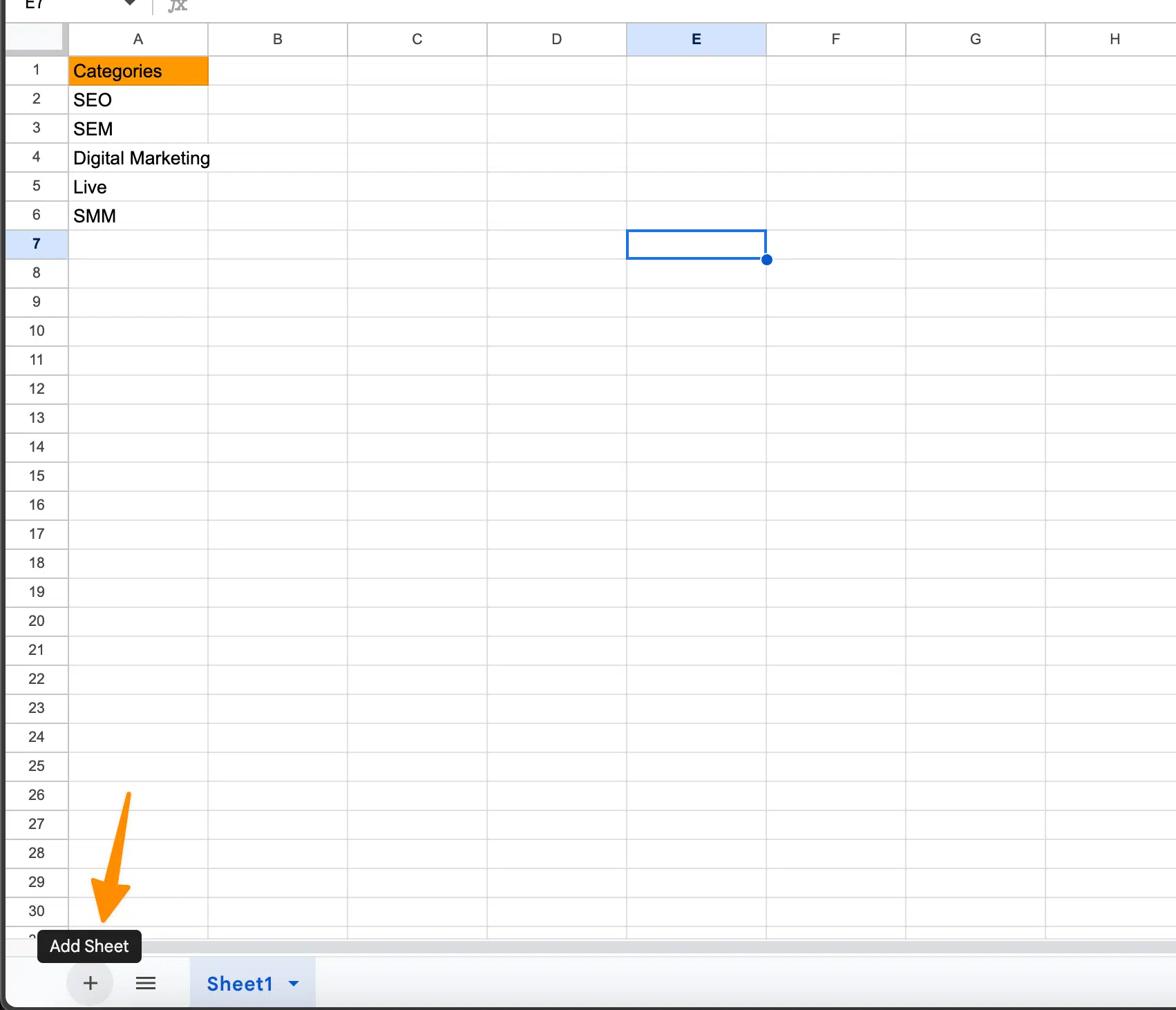 How to Create Categories in Google Sheets in Few Steps 12