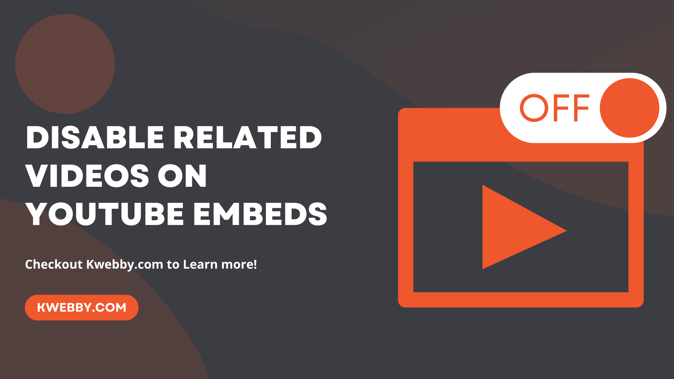 How to Disable related videos on YouTube embeds in 2 Clicks