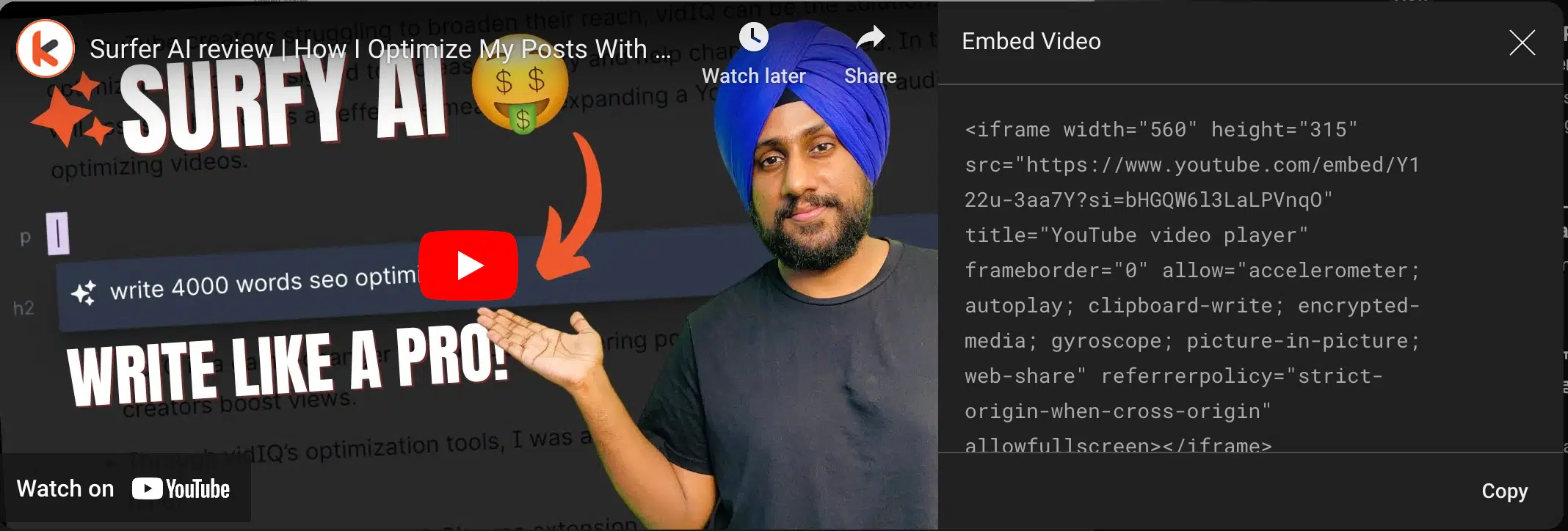 How to Disable related videos on YouTube embeds in 2 Clicks 4