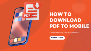 How to download PDF to mobile (iPhone and Android)