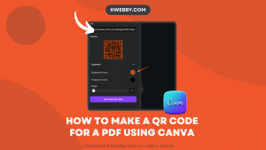 How to make a QR Code for a PDF Using Canva for Free