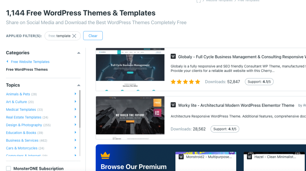 Get 25,000+ Best Free WordPress themes from these Resources 8