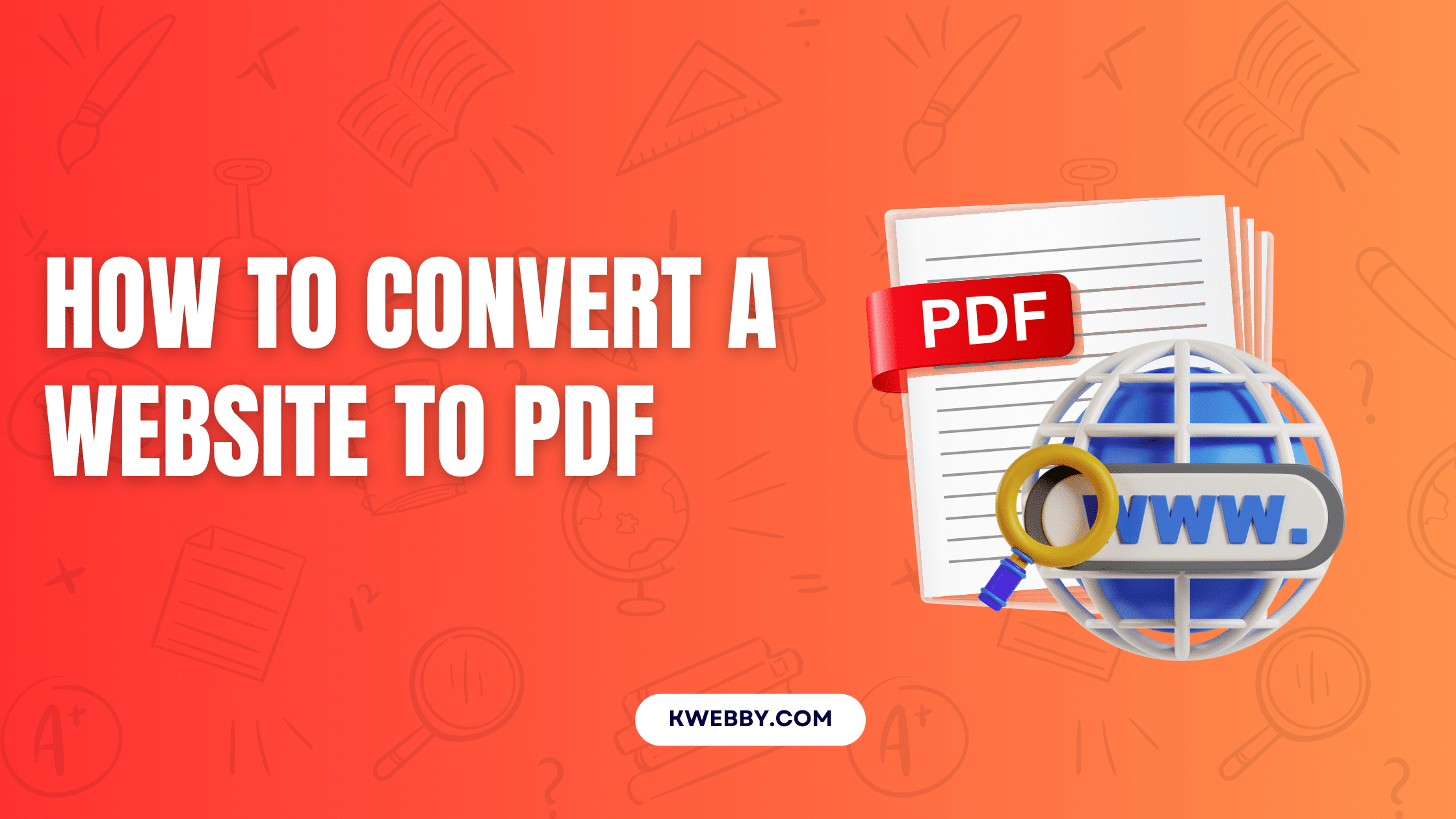 How to Convert a Website to PDF (3 Free Methods)