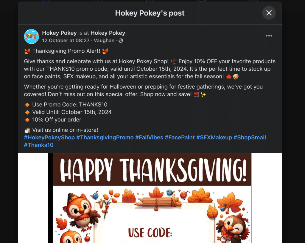 110+ Thanksgiving Facebook Post Ideas (With Examples) 17