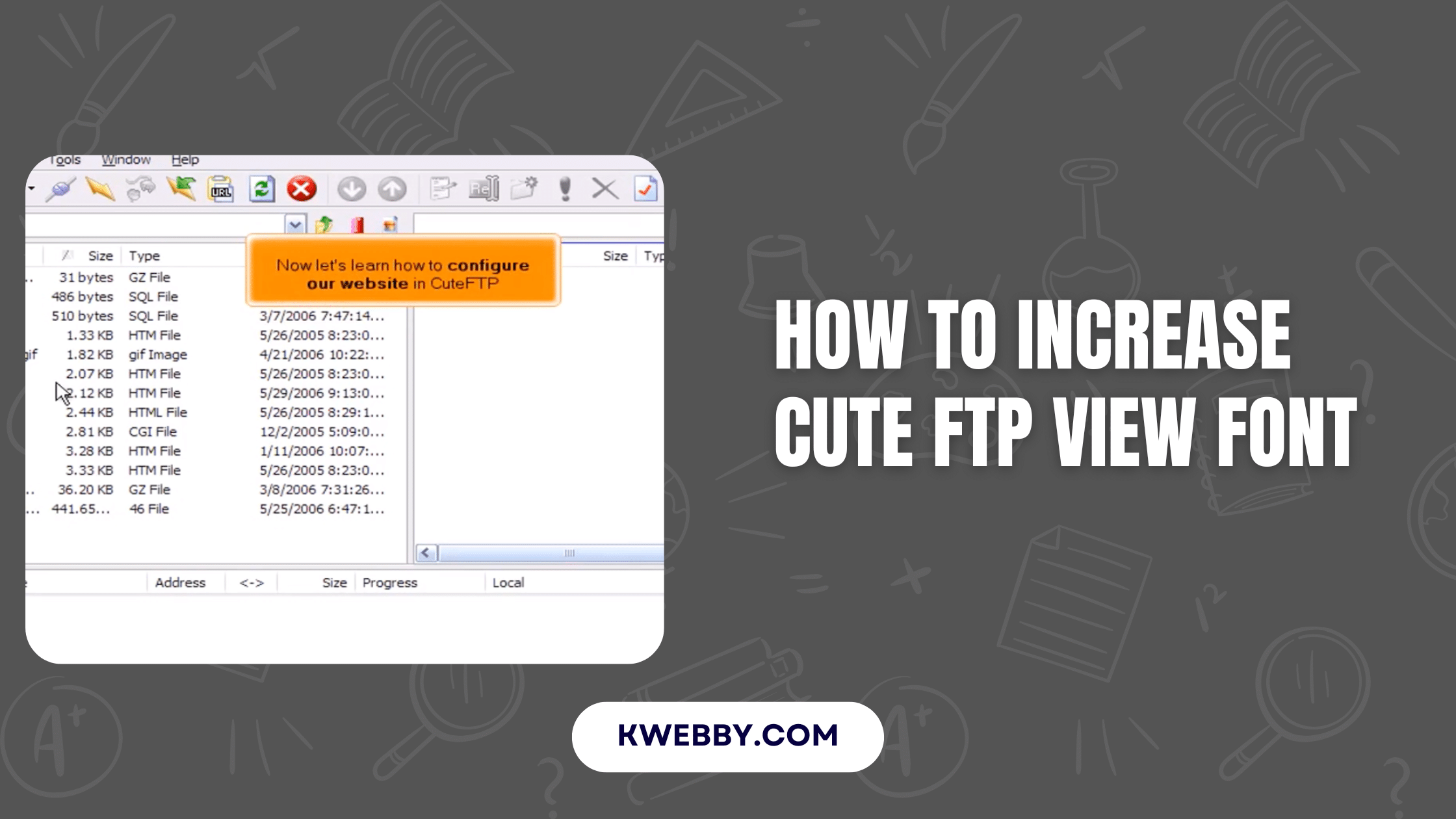 How to Increase Cute FTP view Font (3 Methods)