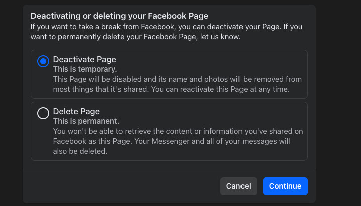 How to Delete a Facebook Page (Complete Guide) 14