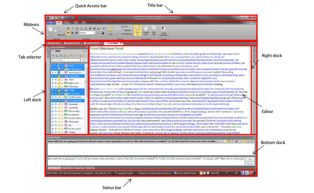 chimprewriter  Article Rewriter